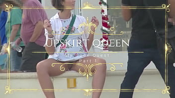 Helena Price, My Cock Quest #1 (Part 1 and 2) - UPSKIRT FLASHING IN PUBLIC!