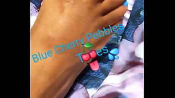 Beautiful Blue Cherry Pebble toes you love to teast.