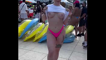 I may or may not have done a wet t-shirt contest ?