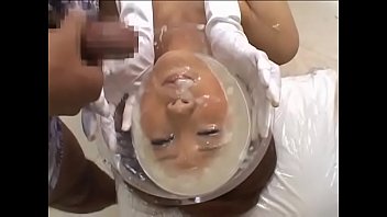 cum in eyes and face