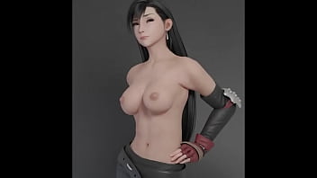 Tifa playing with the dick and fucking really good