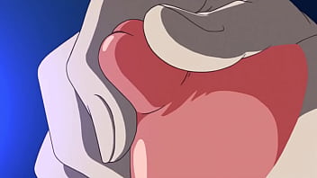 Hentai blonde masturbates on webcam
