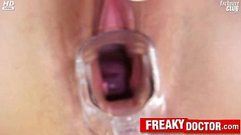 Slim redhead teen Electra Angels weird vagina exam