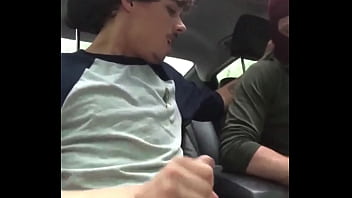 in the car