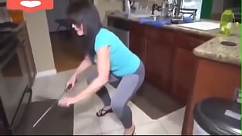 Lesbian ass humping in leggings
