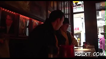 Captivating slender hooker takes a hard pounding doggystyle