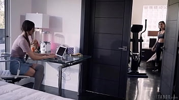 Geek Girl Having Lesbian Sex With Roomie's Girlfriend