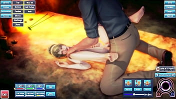 Blonde gets rubbed and fucked