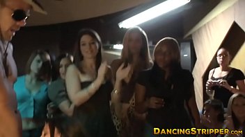 Hung stallion cock sucked during a wild bachelorette party