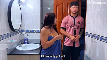 Big-cocked stepson takes advantage of his stepmother being home alone - Danner Mendez / Silvana Lee