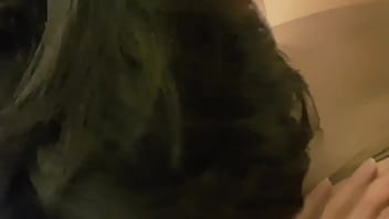 Temptation from stockings, creampie in blowjob