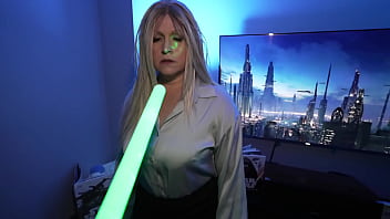 MILF PANTYHOSE BABYSITTER IN COSPLAY BECOMES MESMERIZED FUCK SLAVE - 4K - TabithaXXX