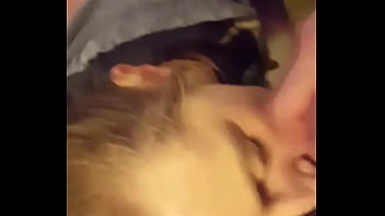 Little step sister sucking me off