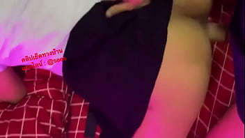 Escaping from her husband to have sex with her husband's pussy