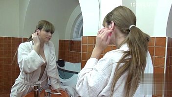 Busty teen cumshot inside