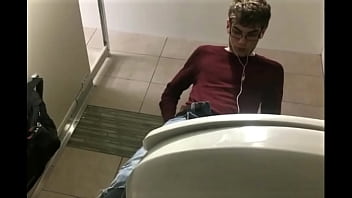 Hot Nerd having a blowout