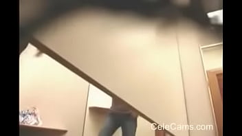 Changing room spycam voyeur busted almost caught