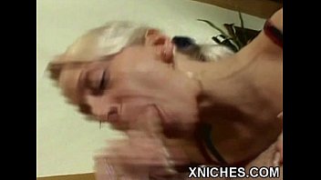 Nasty blonde slut hungry for cock