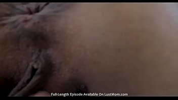 Hot step mom helps cum