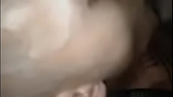 Spreading the pretty girl's pussy, using her tongue to lick her pussy before fucking her with his cock until he cums inside her pretty pussy and clit.