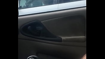 Public dick flash in car