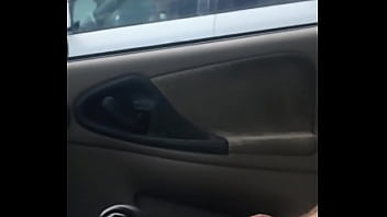 Public dick flash in car