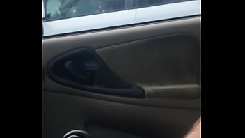 Public dick flash in car