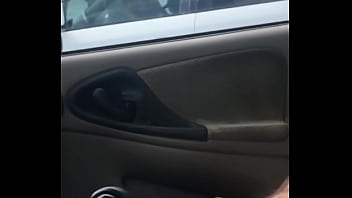 Public dick flash in car