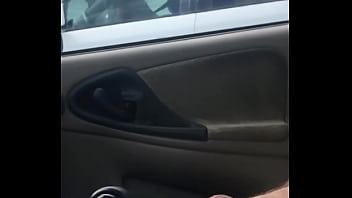 Public dick flash in car