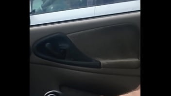 Public dick flash in car