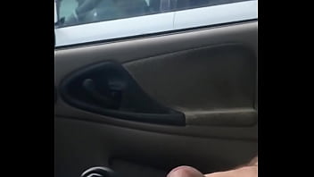 Public dick flash in car