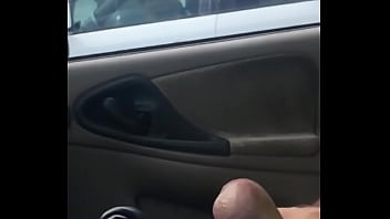 Public dick flash in car