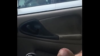 Public dick flash in car