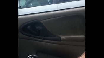 Public dick flash in car