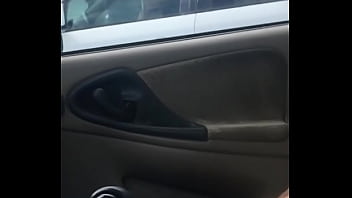 Public dick flash in car