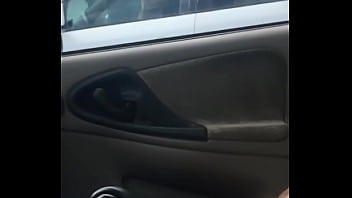 Public dick flash in car