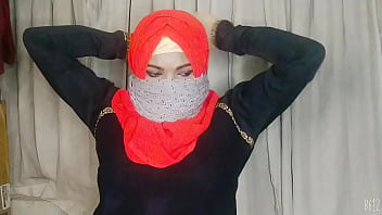 bondage, hijab, self, bdsm