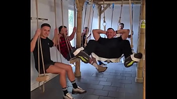 When you go to a swingers club but didn't expect this! Who would you want in the sling? jamie jeffx Blokewelshx ...