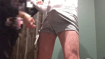[How to bully M man] Male viewing prohibited! The result of being hit by a beautiful woman with a penis and a ball for a long time? !!