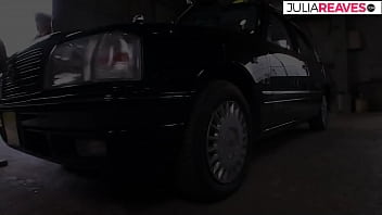 Female Tokyo taxi driver squirts in her own taxi