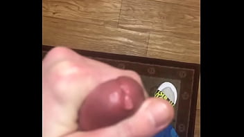 white cock, cum