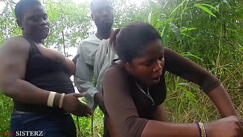 LOCAL MAN HAVING SEX IN THE BUSH WITH TWO SIN SISTERZ  BBW HARDCORE STYLES
