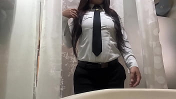 thumb mujer piloto ma  sturbandose antes de ir a tra tes de ir a trab es de ir a trab