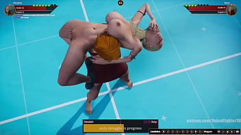 Nezakah VS Roxy (Naked Fighter 3D)