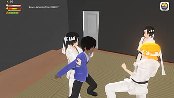 3d femdom game ballbusting female master