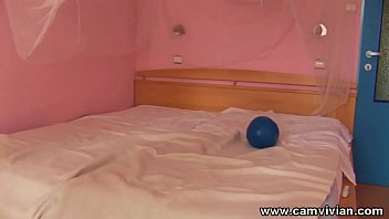 thumb cute bunny play  ing with a ball  l 