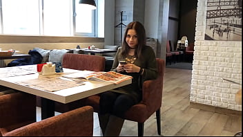My girl suck dick in restaurant