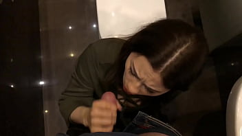 My girl suck dick in restaurant