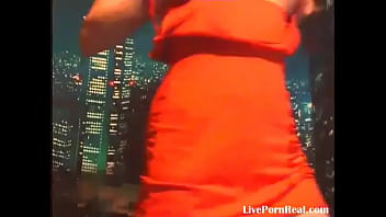 amazing brunette with hot tits fingering herself hard(8)