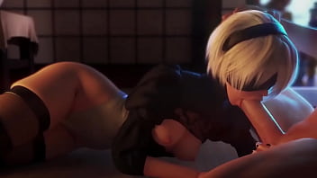2B ANDROID NIER AUTOMATA COMPILATION 6 3D CARTOON HENTAI